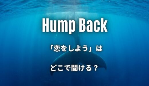 恋をしよう（Hump Back）はどこで聞ける？サブスク配信は無い？